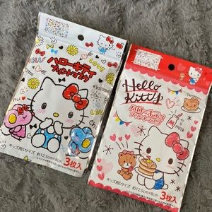 Original Hello Kitty children faces masks from Seoul Korea. Sanrio collection.